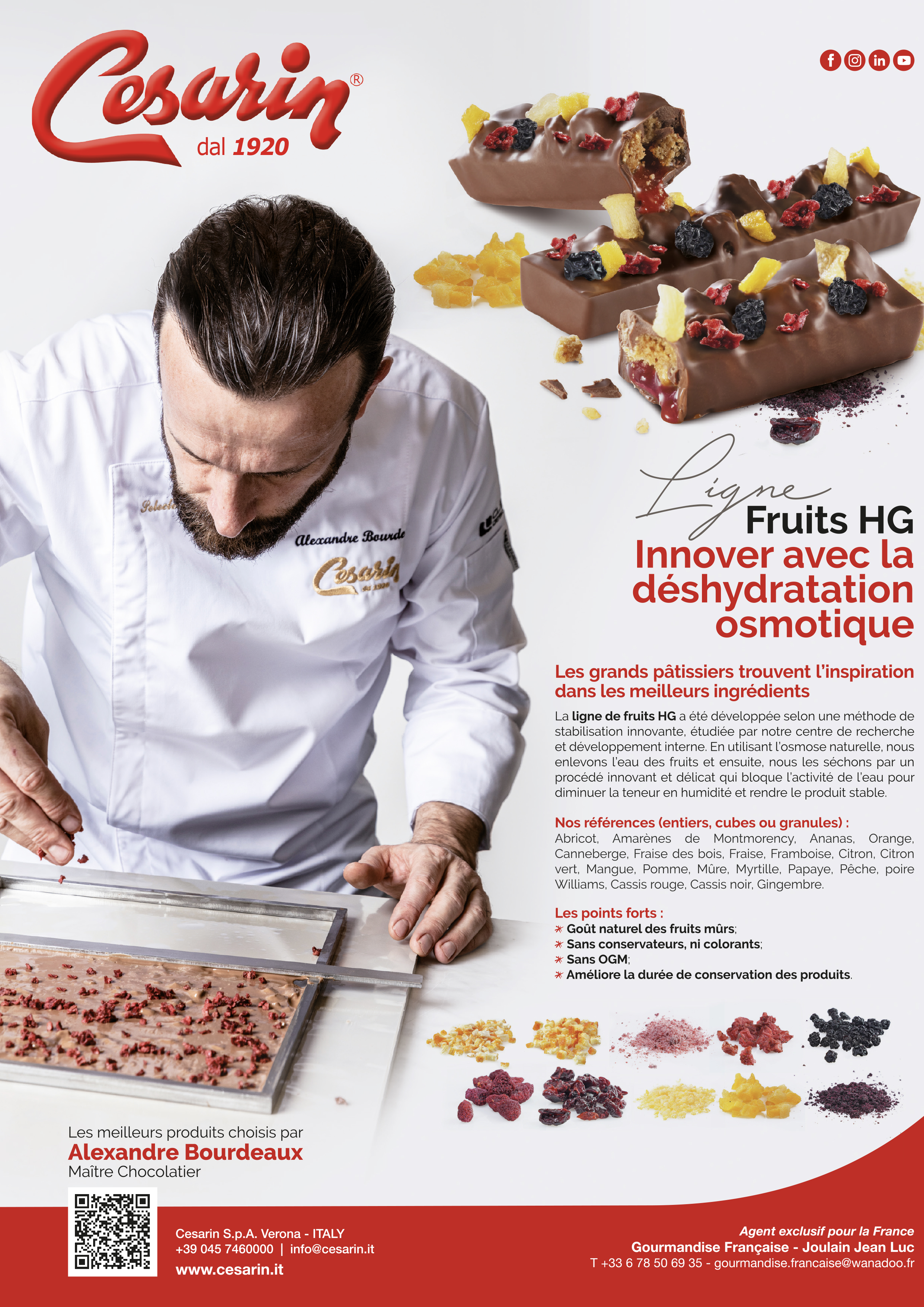 Linea Hg - Products for chocolate